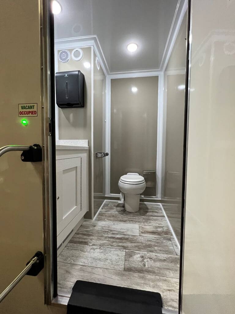 2 Stall Mini Restroom Trailer