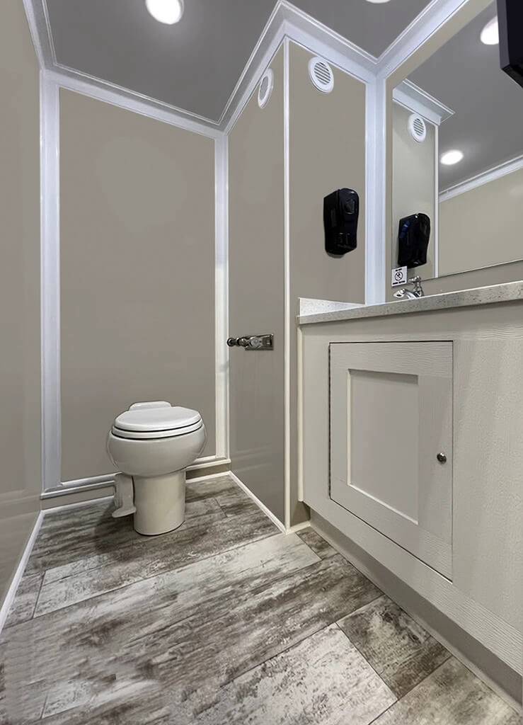 2 Stall Mini Restroom Trailer